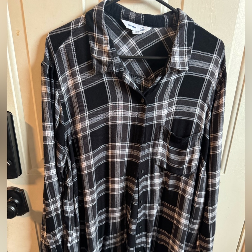 OLD NAVY women's button blouse size XXL